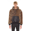 CULT OF INDIVIDUALITY LEOPARD FAUX FUR PULL OVER