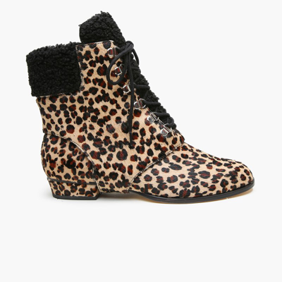 Alterre Women's Neutrals / Brown Transforming Leopard Lace-up Chelsea Boot