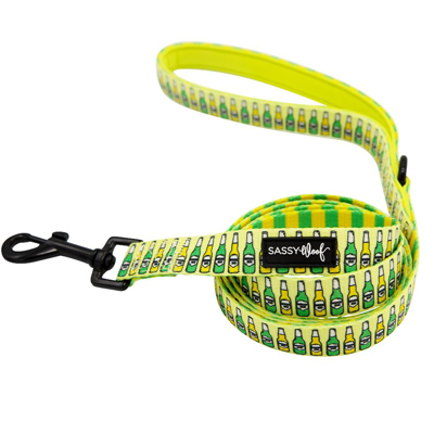 Sassy Woof Dog Leash In Green