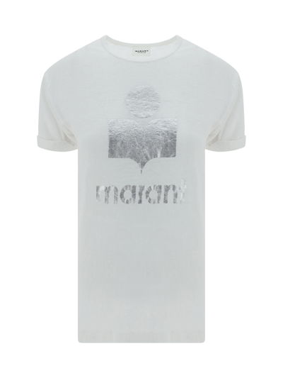 Isabel Marant Étoile Logo Printed Crewneck T-shirt In White