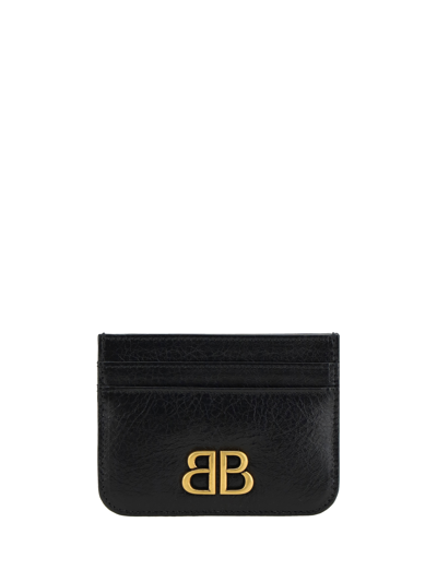 Balenciaga Card Holder In Black