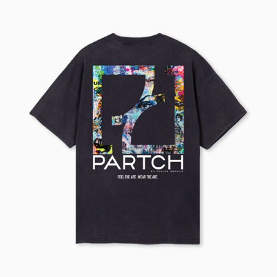 Partch Kulture Oversized T-shirt Vintage Black