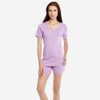 Leveret Womens Short Pajamas In Purple