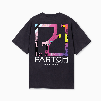 Partch Sense Oversized T-shirt Organic Cotton In Black