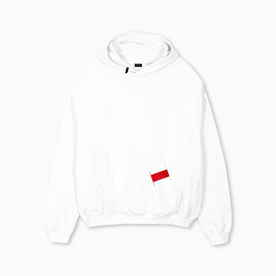 Partch Must Oversized Hoodie Organic Cotton White