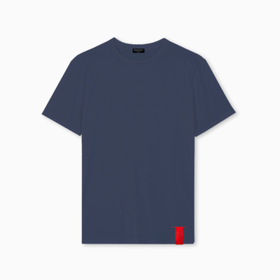 Partch Must T-shirt Regular Fit Navy Blue Organic Cotton