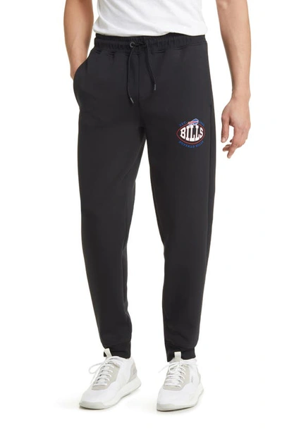 Hugo Boss Boss X Nfl Cotton Blend Joggers In Buffalo Bills Black