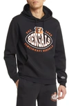 Hugo Boss Boss X Nfl Touchback Graphic Hoodie In Cincinnati Bengals Black