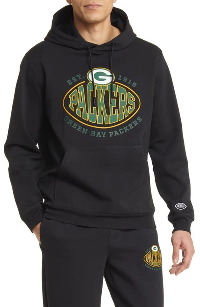 Hugo Boss Boss X Nfl Cotton-blend Hoodie With Collaborative Branding In Packers