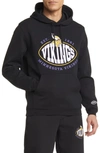 Hugo Boss Boss X Nfl Cotton-blend Hoodie With Collaborative Branding In Vikings