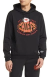 Hugo Boss Boss X Nfl Cotton-blend Hoodie With Collaborative Branding In Chiefs