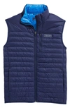 Vineyard Vines Lightweight Packable Primaloft® Thermoplume Puffer Vest In 480 Nautic