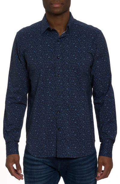 ROBERT GRAHAM ROBERT GRAHAM SCHNEIDER KNIT BUTTON-UP SHIRT