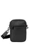 CHAMPS ONYX LEATHER VERTICAL CROSSBODY BAG
