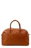Champs Onyx Leather Duffel Bag In Brown