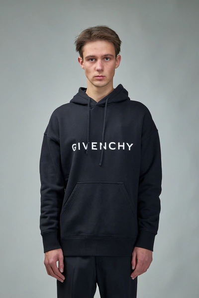 Givenchy Archetype Slim Fit Hoodie In Blue