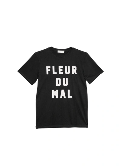 Fleur Du Mal Unisex Logo Tee In Black