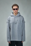 GIVENCHY HOODIE WITH HARDWEAR DETAILING