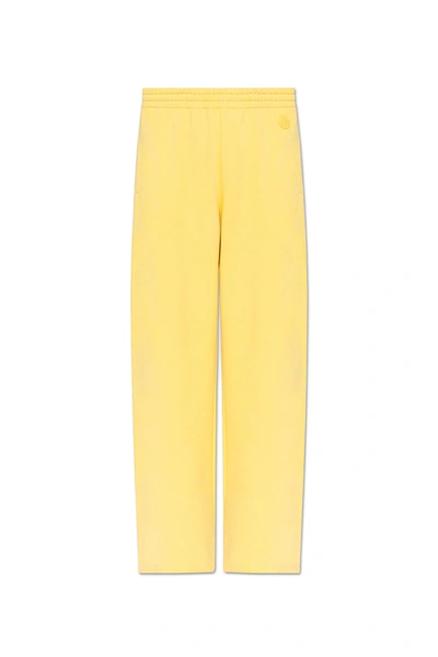 Moncler Elastic-waistband Sweatpants In Giallo