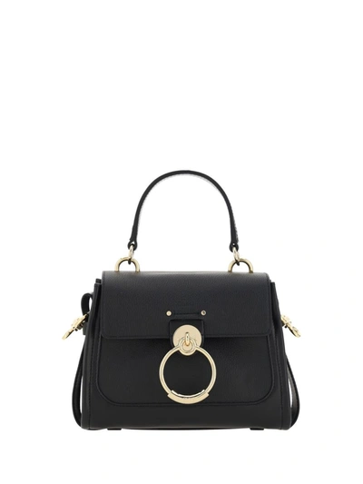 Chloé Tess Bag In Black