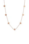 KNOTTY STARS CHARM NECKLACE