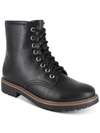 ESPRIT SHELBY WOMENS FAUX LEATHER LACE UP BOOTIES