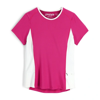 Spyder Womens Arc Graphene Tech Shirt - Orchid In Pink