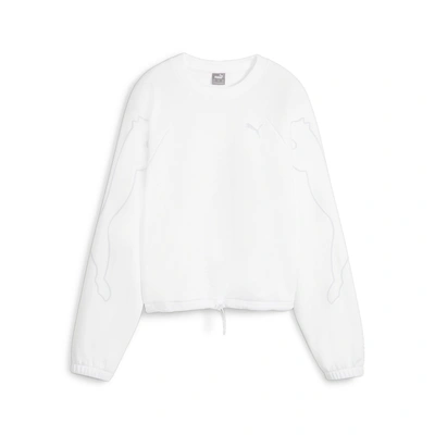 Puma Women's Motion Sweatshirt In White