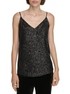CALVIN KLEIN WOMENS SEQUINED DOUBLE V CAMI