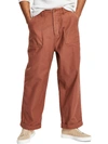 SUN + STONE MENS RELAXED FIT STRAIGHT LEG CARGO PANTS