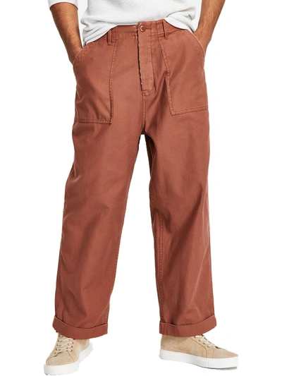 Sun + Stone Mens Relaxed Fit Straight Leg Cargo Pants In Multi