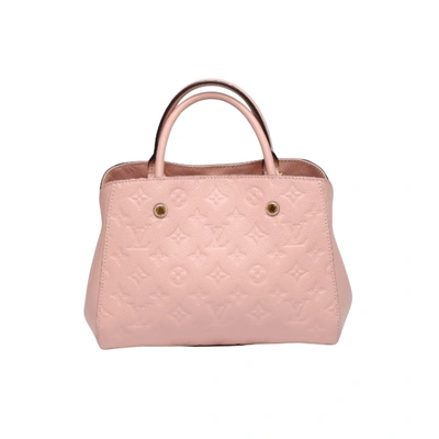 Pre-owned Louis Vuitton Leather Shopper Bag () In Pink