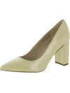 MARC FISHER VIVIENE 4 WOMENS FAUX LEATHER POINTED TOE PUMPS
