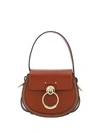 Chloé Tess Shoulder Bag In Sepia Brown