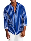 AND NOW THIS MENS STRIPED COLLARED BUTTON-DOWN SHIRT