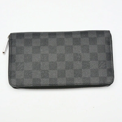 Pre-owned Louis Vuitton Organizer Canvas Wallet () In Black