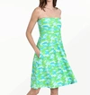 SOUTHWIND LAGUNA DRESS IN MINT CAMO