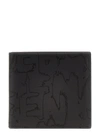 ALEXANDER MCQUEEN GRAFFITI WALLETS, CARD HOLDERS BLACK