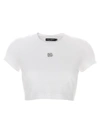 Dolce & Gabbana Short Jersey T-shirt With Dg Logo