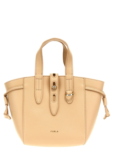 Furla Net Mini Shopping Bag In Yellow