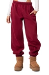 Edikted Clark Oversize Sweatpants In Burgundy