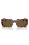 Prada Rectangular-frame Sunglasses Sunglasses In Dark Violet