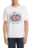 Hugo Boss Boss X Nfl Stretch Cotton Graphic T-shirt In Denver Broncos White