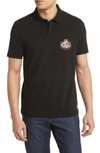 Hugo Boss Boss X Nfl Cotton-piqu Polo Shirt With Collaborative Branding In Bengals