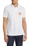 Hugo Boss Men's Boss X Nfl Cotton-piqué Polo Shirt With Collaborative Branding In Chiefs Natural