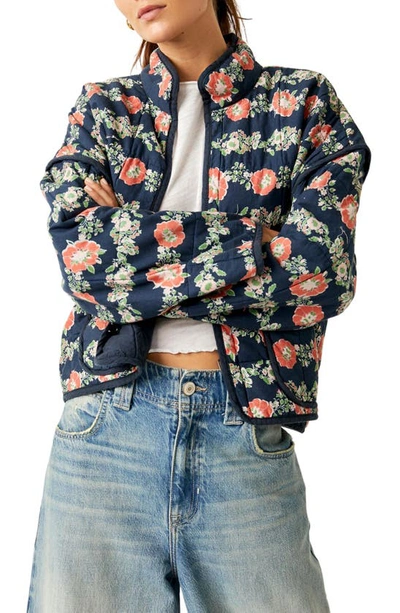 FREE PEOPLE CHLOE FLORAL PRINT JACKET