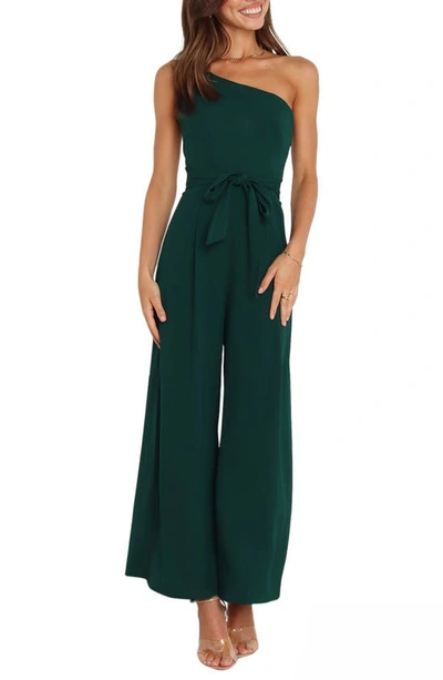 Petal And Pup Womens Leyton Jumpsuit In Emerald