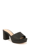 Veronica Beard Dali Platform Slide Sandal In Black