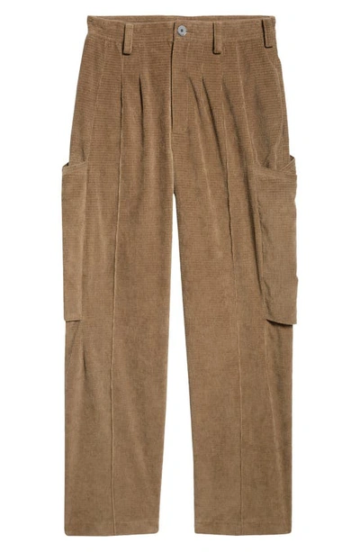 Kiko Kostadinov Taupe Megara Trousers In Lichen Green