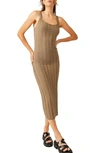 Free People Women's Santos Cotton-blend Sleeveless Sweaterdress In Olive Stone